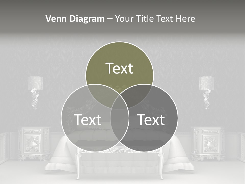 Chandelier Ceiling Curve PowerPoint Template