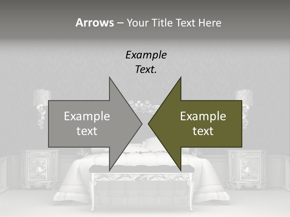 Chandelier Ceiling Curve PowerPoint Template