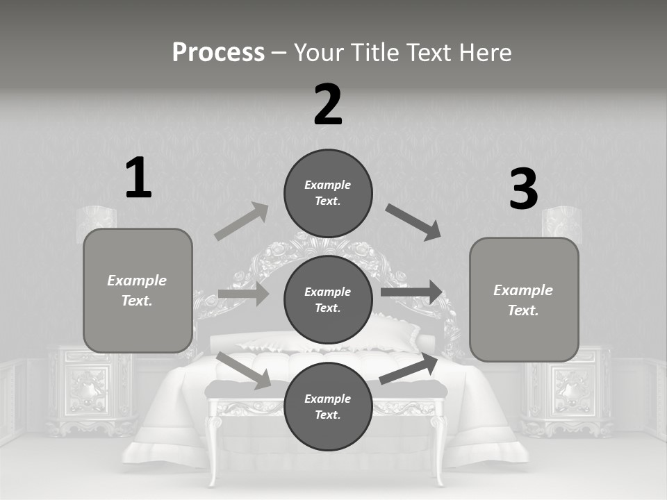 Chandelier Ceiling Curve PowerPoint Template