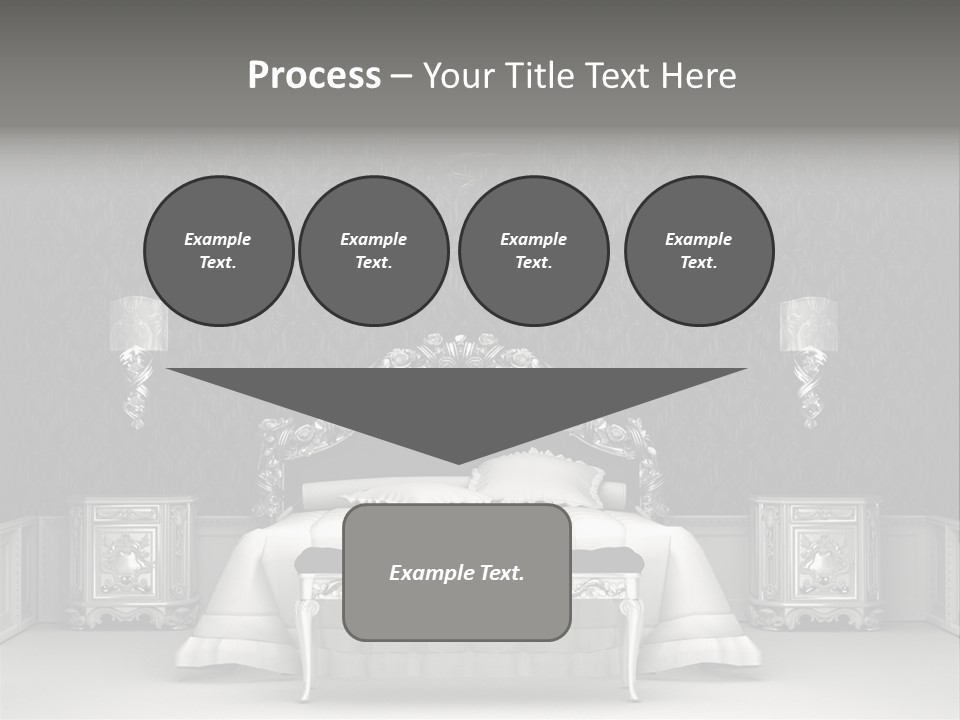 Chandelier Ceiling Curve PowerPoint Template