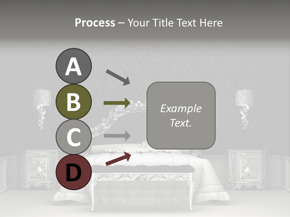 Chandelier Ceiling Curve PowerPoint Template