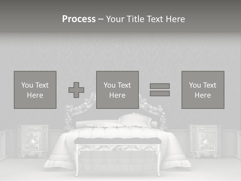 Chandelier Ceiling Curve PowerPoint Template
