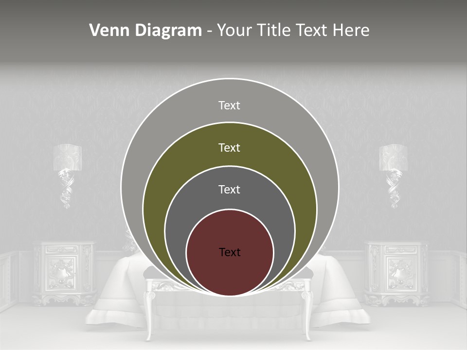 Chandelier Ceiling Curve PowerPoint Template