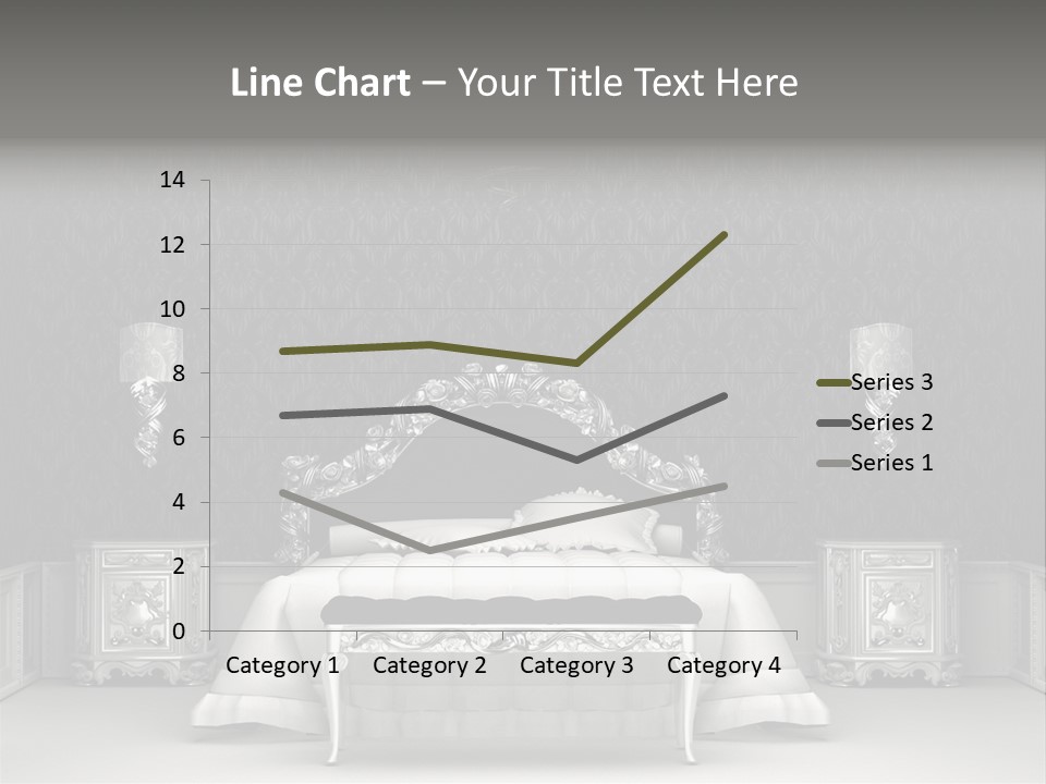 Chandelier Ceiling Curve PowerPoint Template