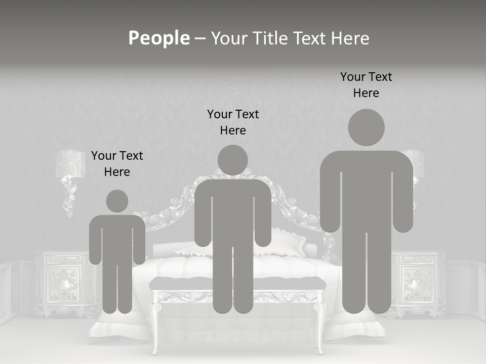 Chandelier Ceiling Curve PowerPoint Template