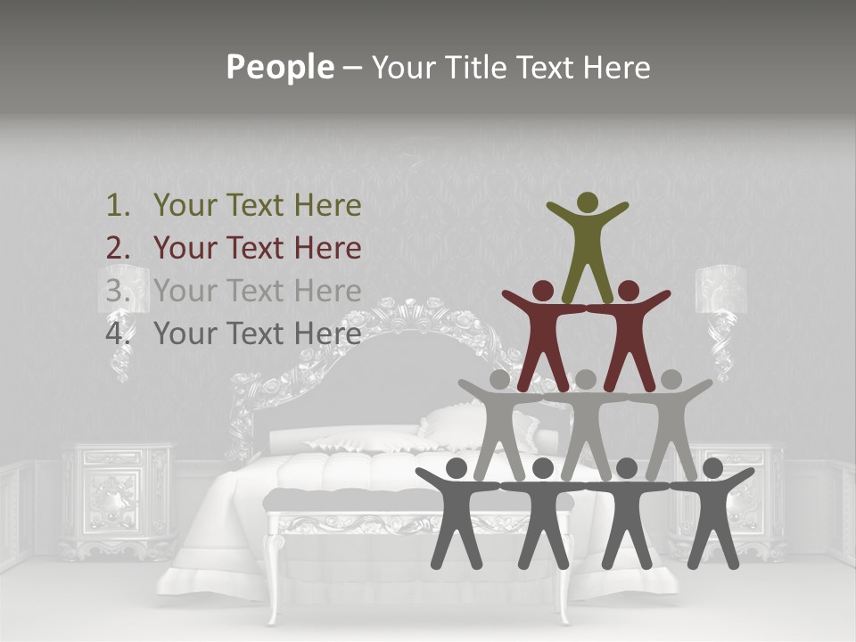 Chandelier Ceiling Curve PowerPoint Template