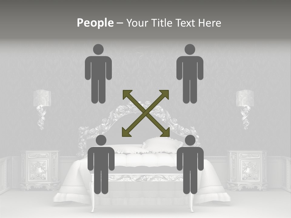 Chandelier Ceiling Curve PowerPoint Template