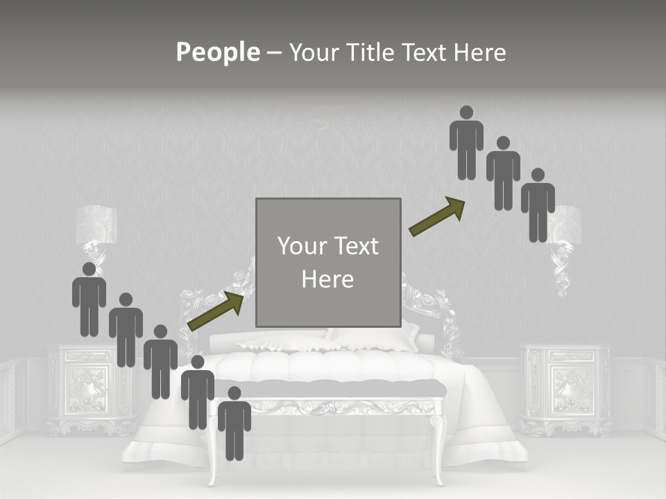 Chandelier Ceiling Curve PowerPoint Template