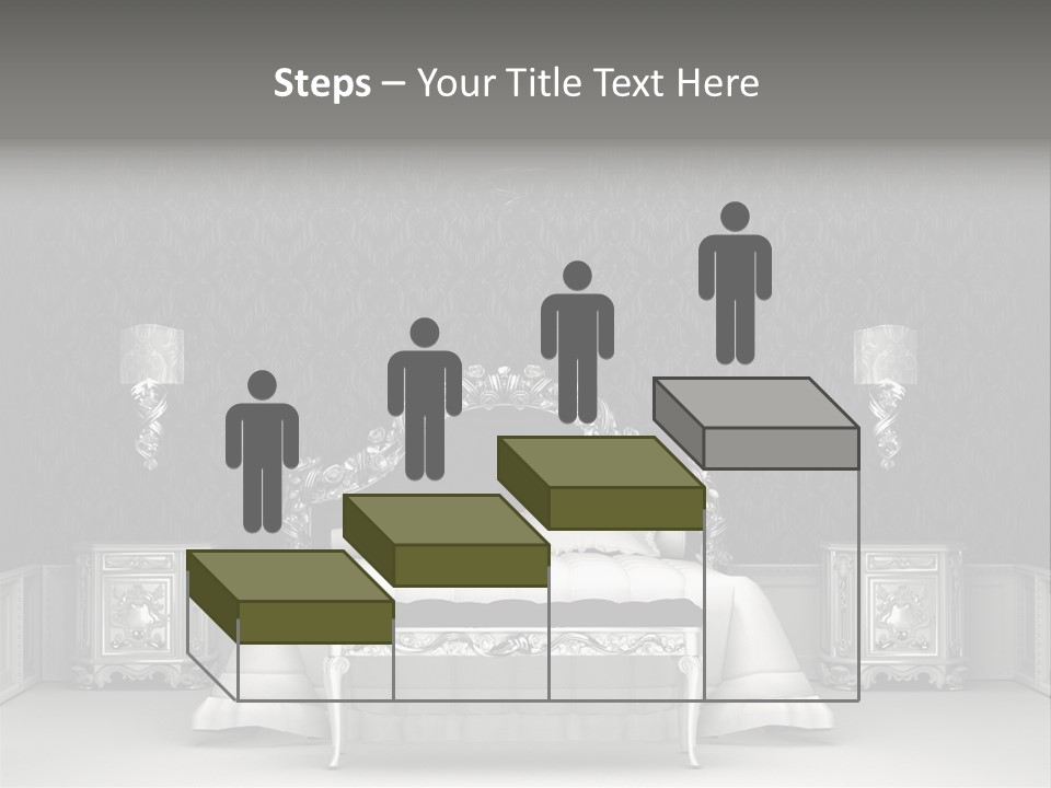 Chandelier Ceiling Curve PowerPoint Template