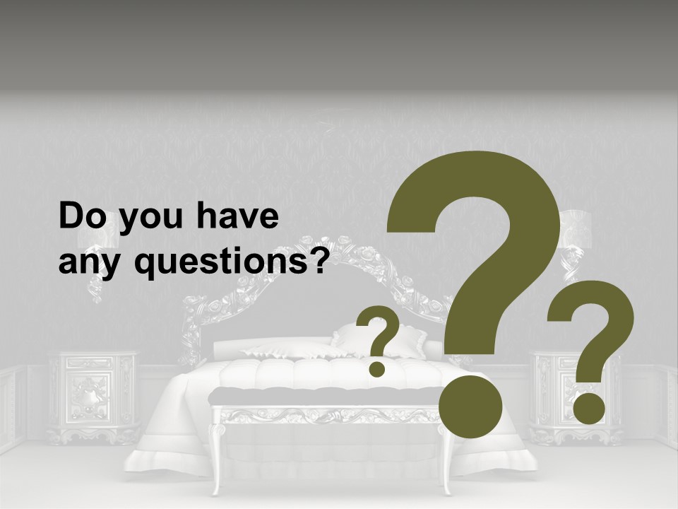 Chandelier Ceiling Curve PowerPoint Template