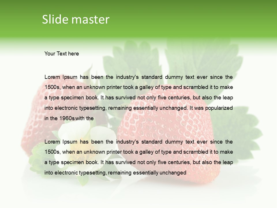 Blossoming Real Nature PowerPoint Template