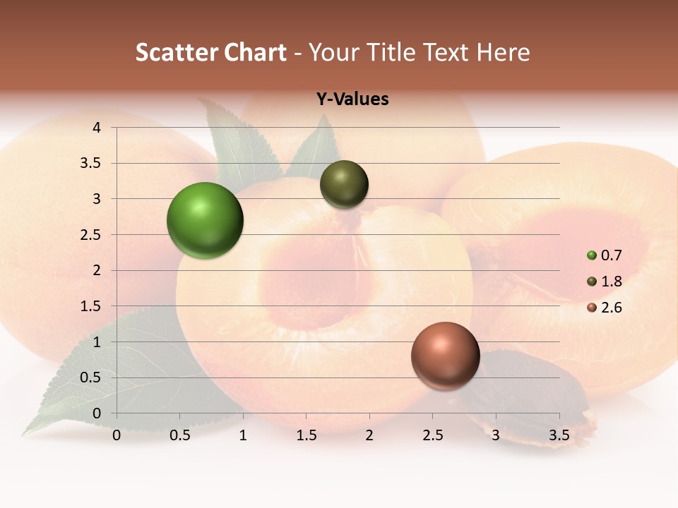 Vegetarian Apricot Healthy Eating PowerPoint Template