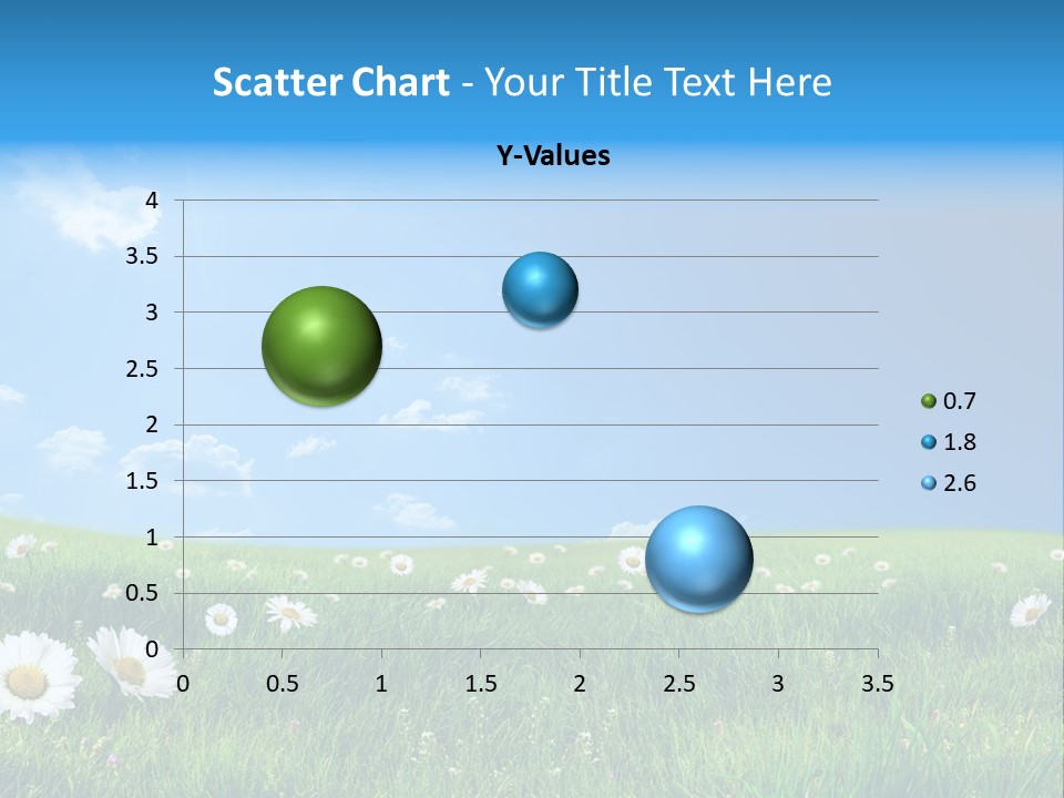 Grass White Grow PowerPoint Template
