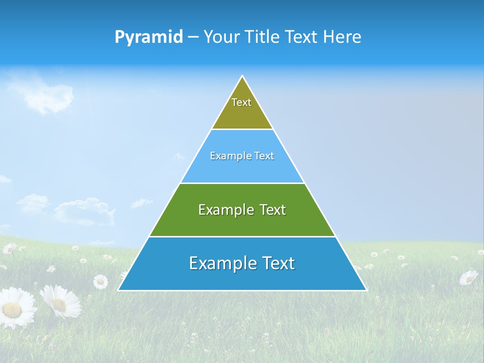 Grass White Grow PowerPoint Template