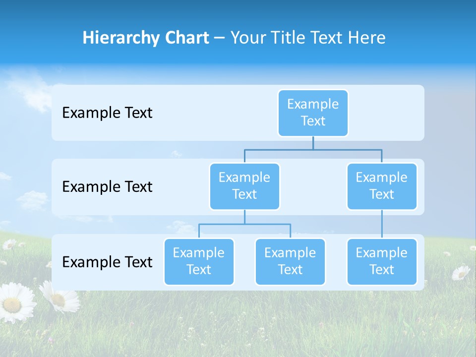 Grass White Grow PowerPoint Template