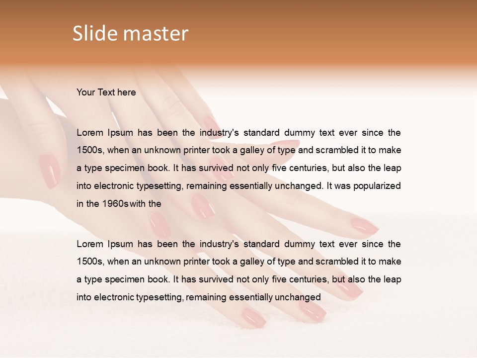 Human Skincare Clean PowerPoint Template