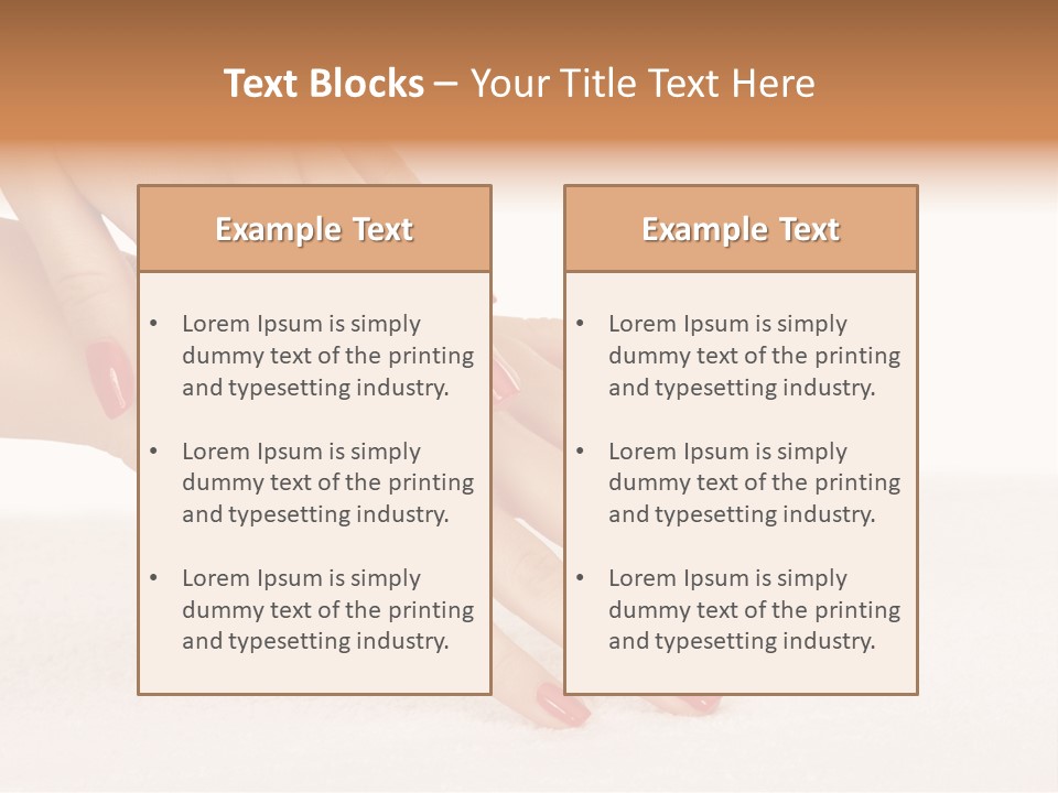 Human Skincare Clean PowerPoint Template
