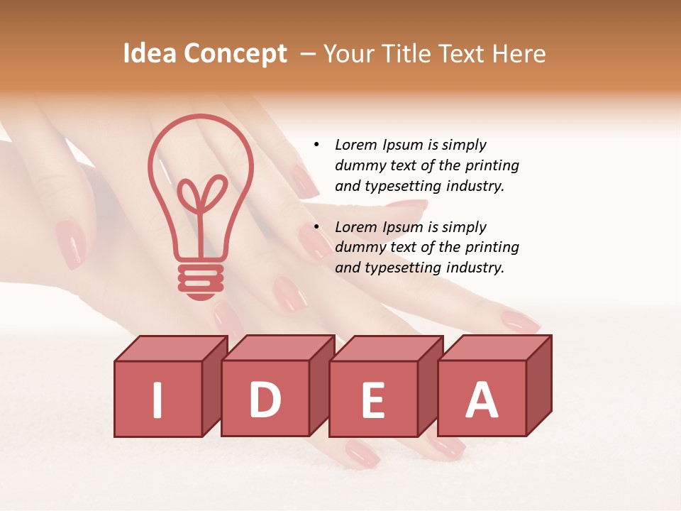 Human Skincare Clean PowerPoint Template