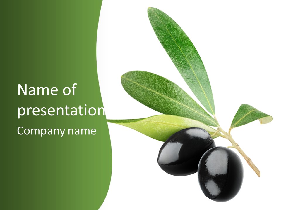 Food Ripe Mediterranean PowerPoint Template