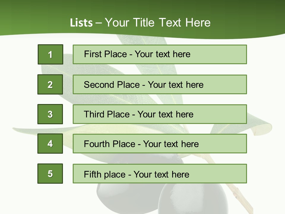 Food Ripe Mediterranean PowerPoint Template