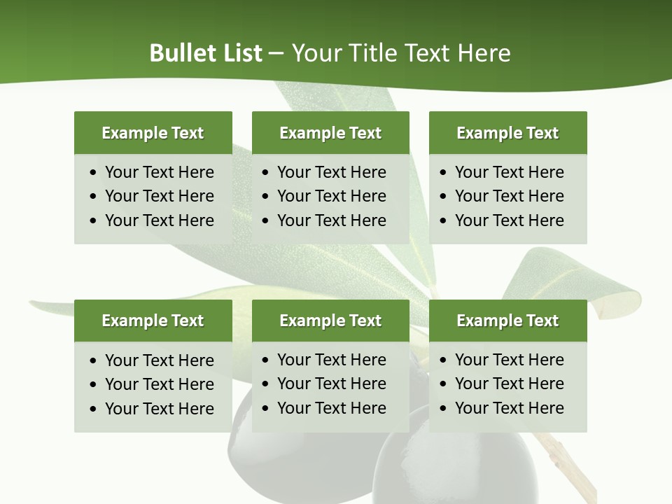 Food Ripe Mediterranean PowerPoint Template