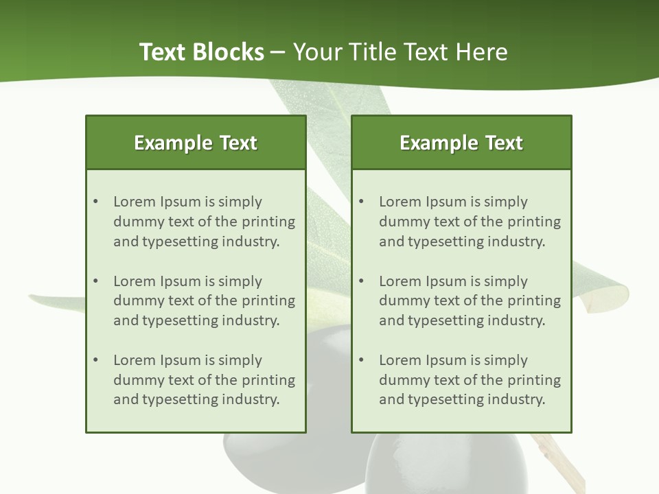 Food Ripe Mediterranean PowerPoint Template