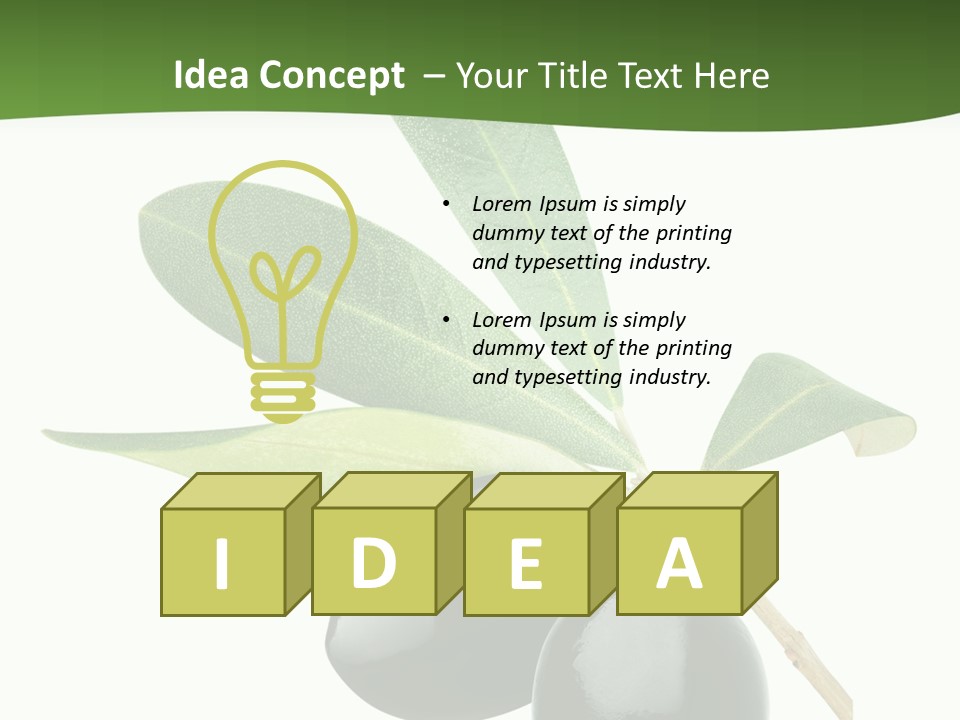 Food Ripe Mediterranean PowerPoint Template