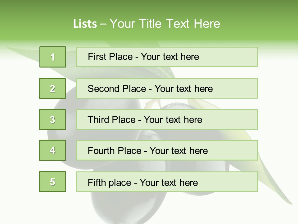 Seasoning Greece Ripe PowerPoint Template