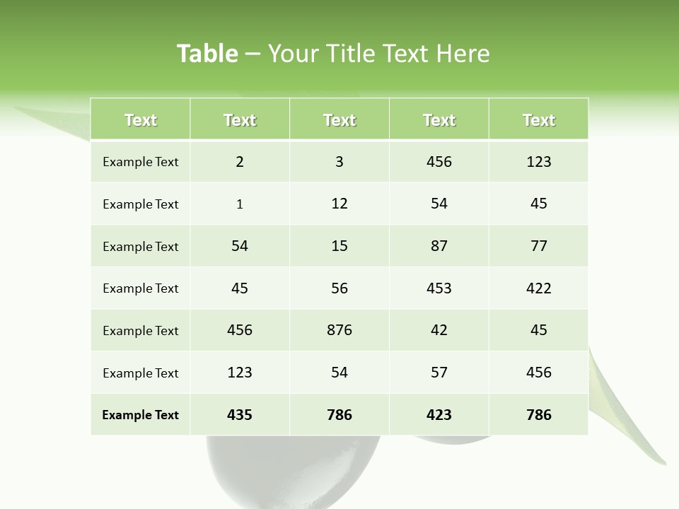 Seasoning Greece Ripe PowerPoint Template