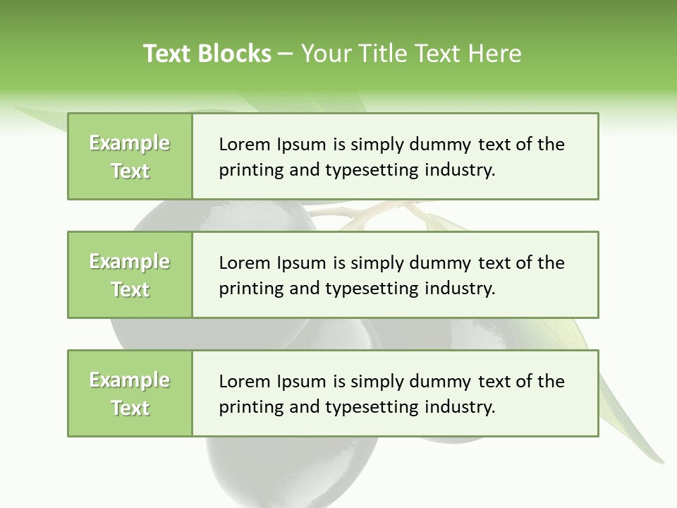 Seasoning Greece Ripe PowerPoint Template