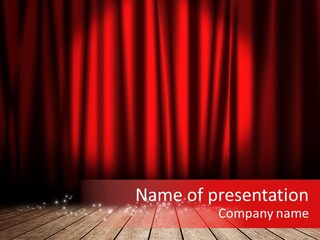 Movie Entrance Auditorium PowerPoint Template