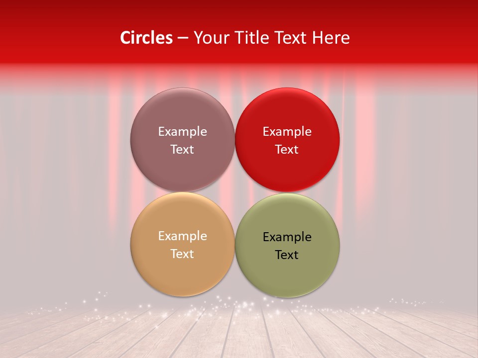 Movie Entrance Auditorium PowerPoint Template