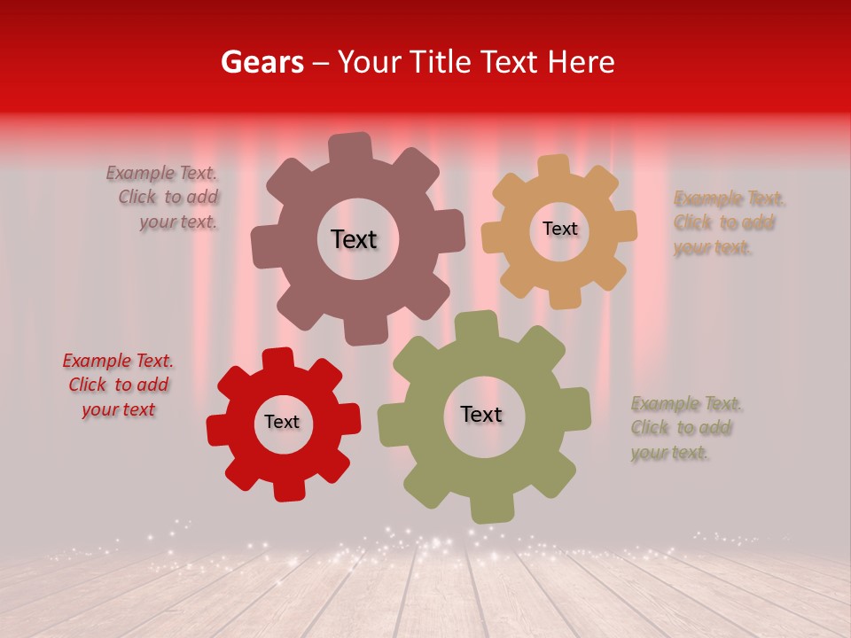 Movie Entrance Auditorium PowerPoint Template