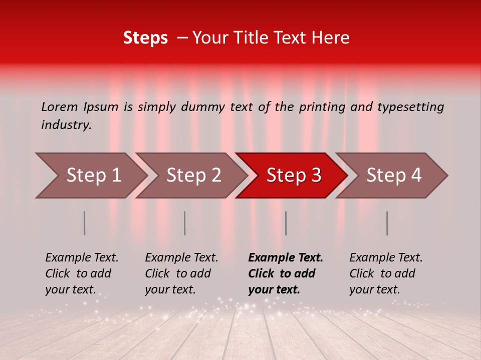 Movie Entrance Auditorium PowerPoint Template