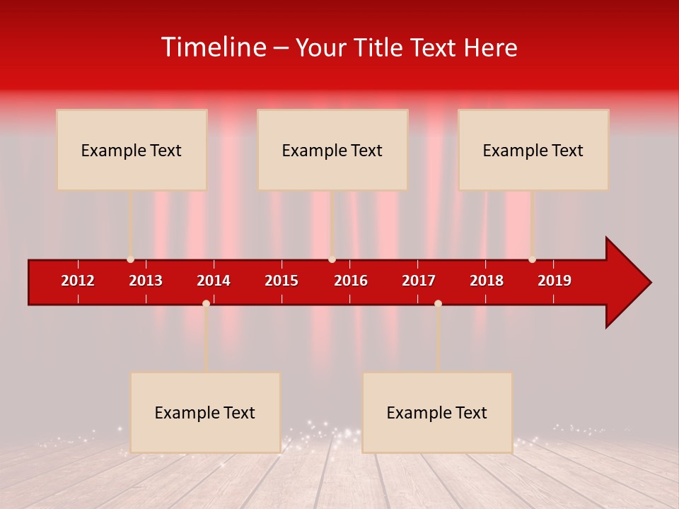 Movie Entrance Auditorium PowerPoint Template