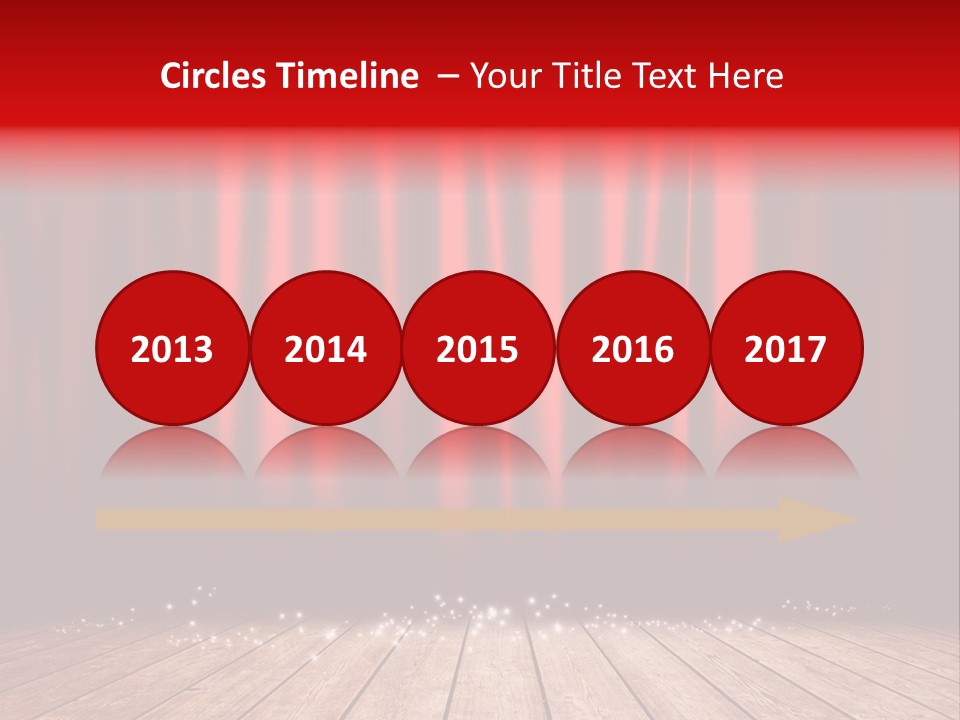 Movie Entrance Auditorium PowerPoint Template