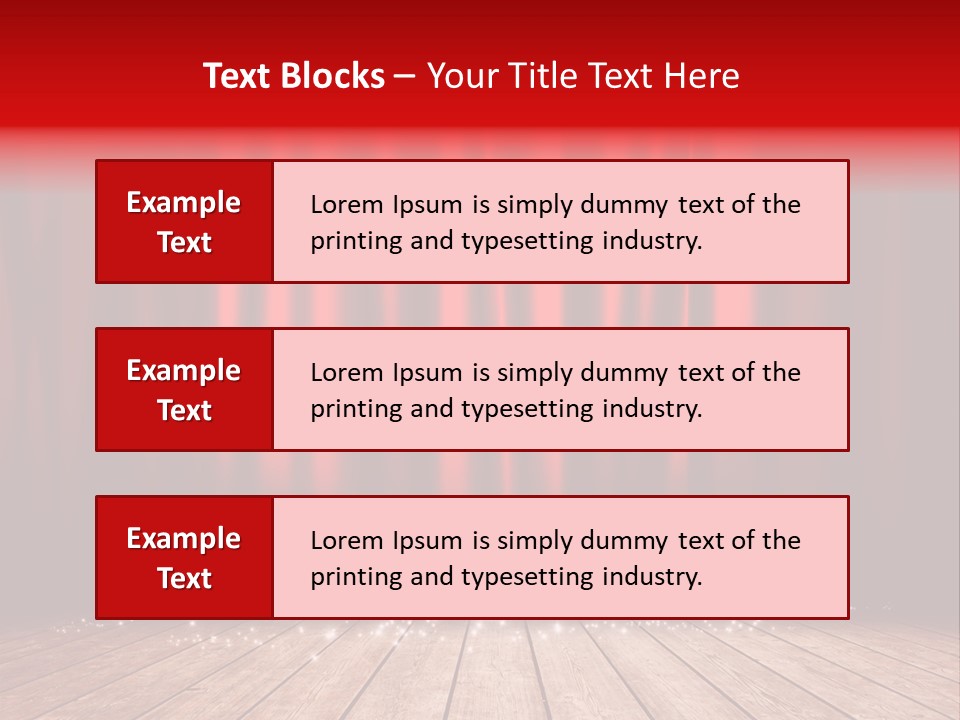 Movie Entrance Auditorium PowerPoint Template