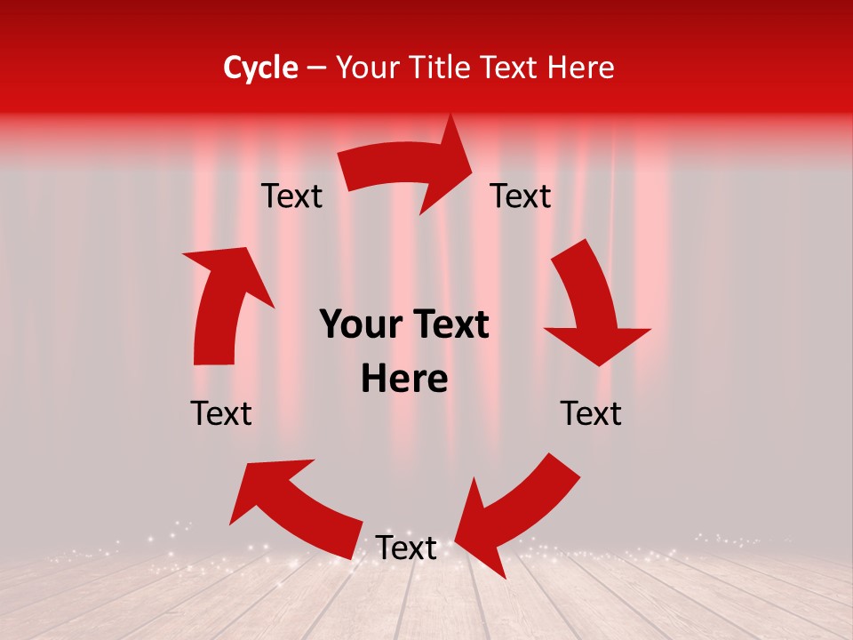 Movie Entrance Auditorium PowerPoint Template