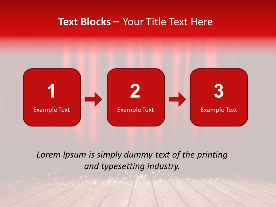 Movie Entrance Auditorium PowerPoint Template