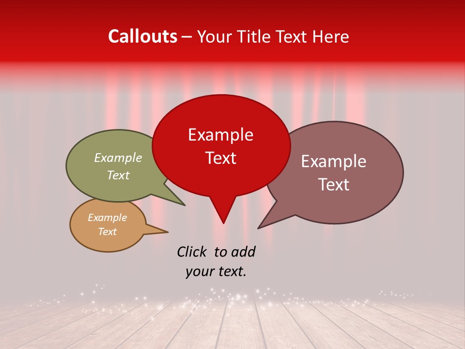Movie Entrance Auditorium PowerPoint Template