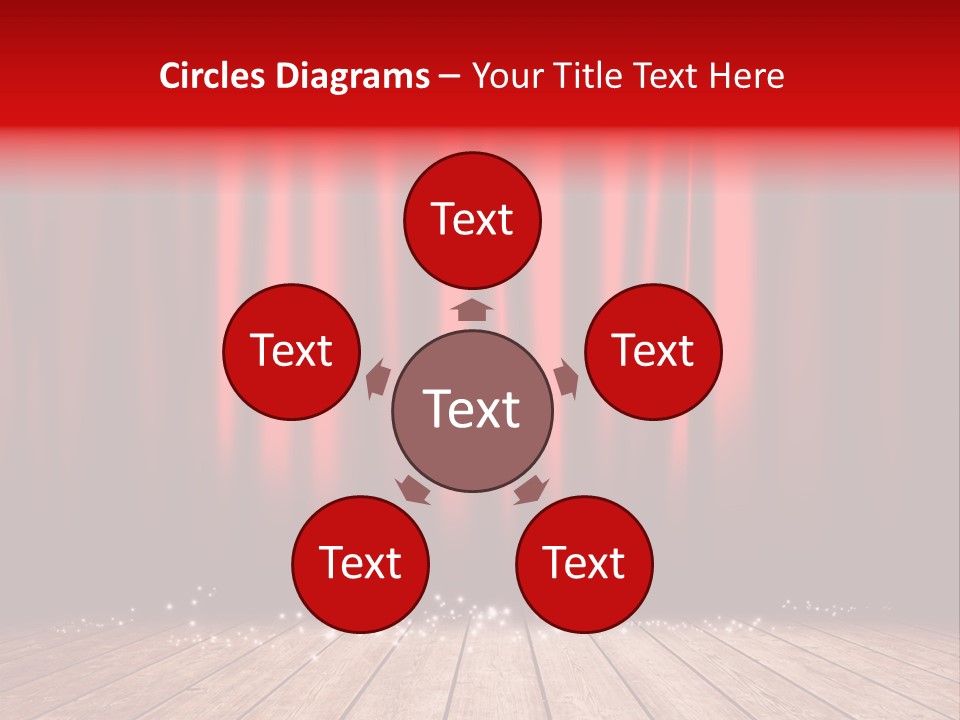 Movie Entrance Auditorium PowerPoint Template