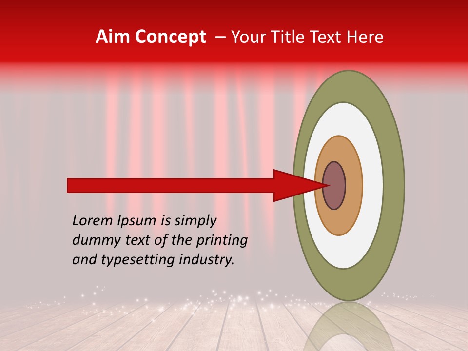 Movie Entrance Auditorium PowerPoint Template