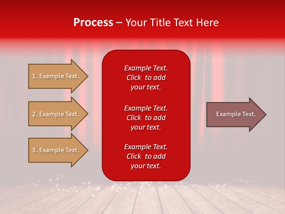 Movie Entrance Auditorium PowerPoint Template