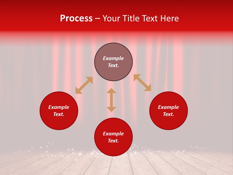 Movie Entrance Auditorium PowerPoint Template