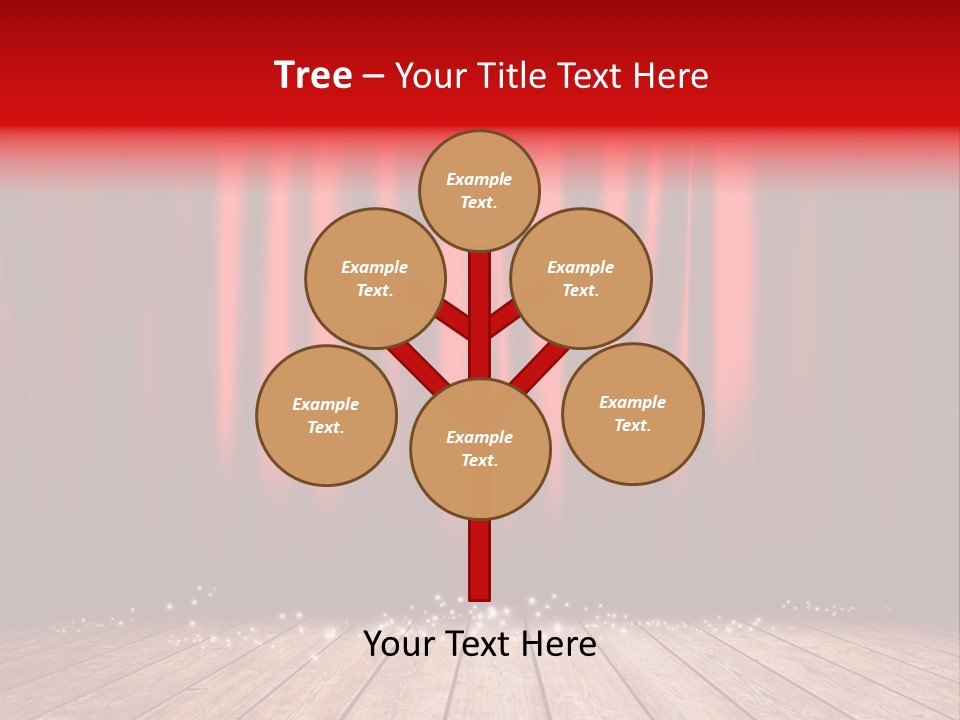 Movie Entrance Auditorium PowerPoint Template