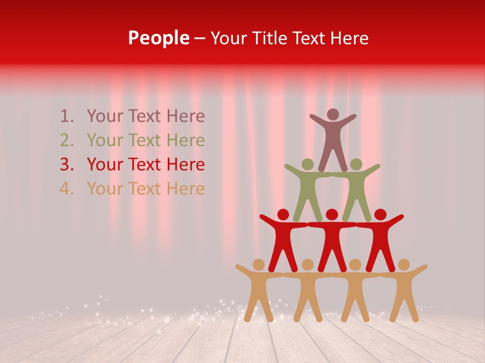 Movie Entrance Auditorium PowerPoint Template