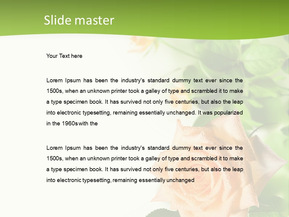 Botany Colorful Postcard PowerPoint Template