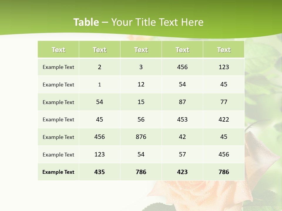 Botany Colorful Postcard PowerPoint Template