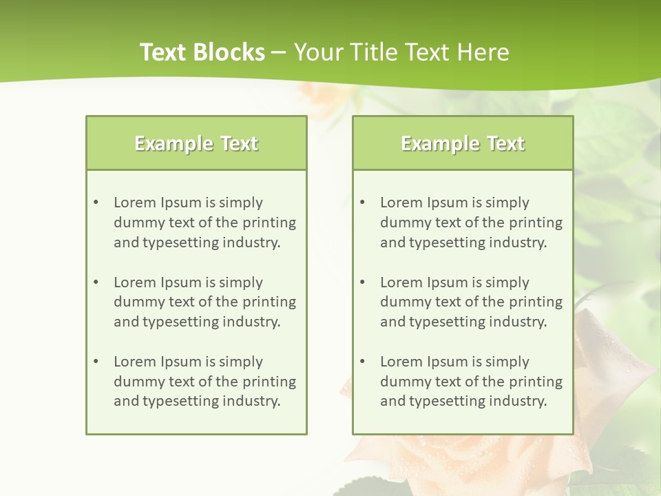 Botany Colorful Postcard PowerPoint Template