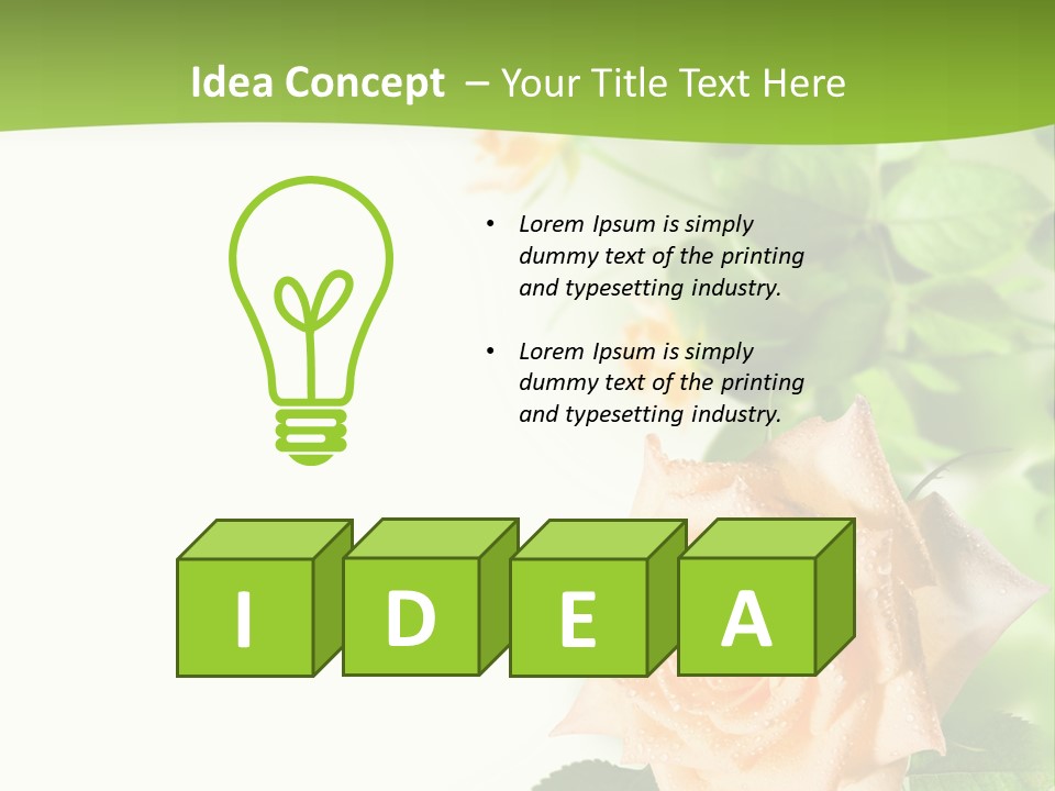 Botany Colorful Postcard PowerPoint Template